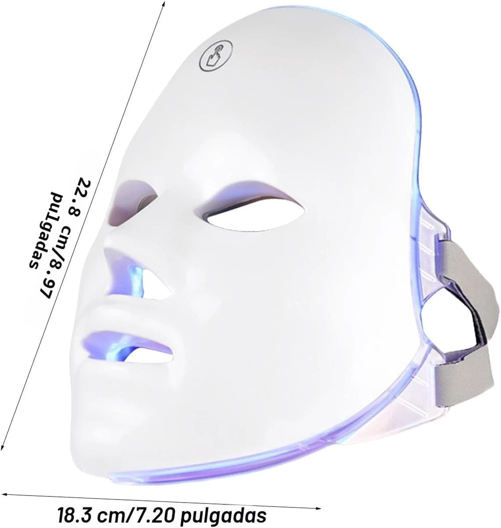 7-in-1 LED light therapy facial rejuvenation mask