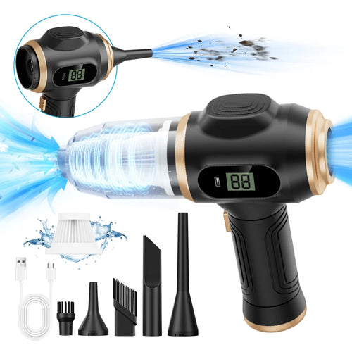 Aspirador y soplador de coche inalambrico ABS