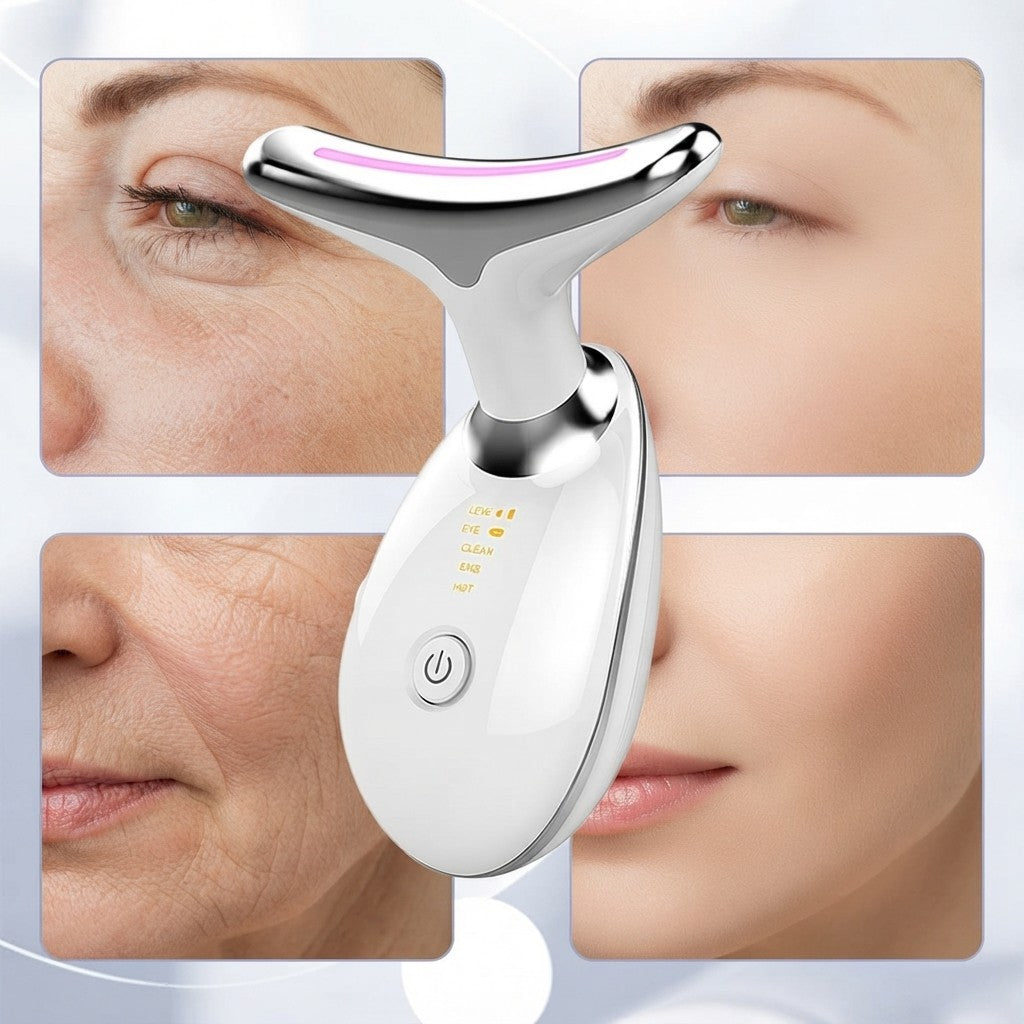 masajeador facial de 7 colores